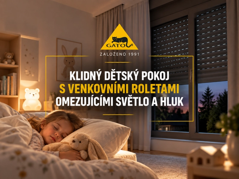 Klidnější dětský pokoj: jak rolety a žaluzie pomáhají omezit hluk